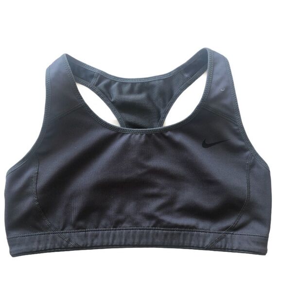 Nike Gray Racerback Sports Bra S - Picture 2 of 4